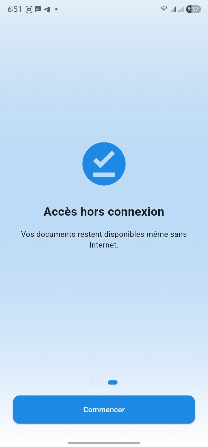 Interface Facdoc - Fichiers d'une matière